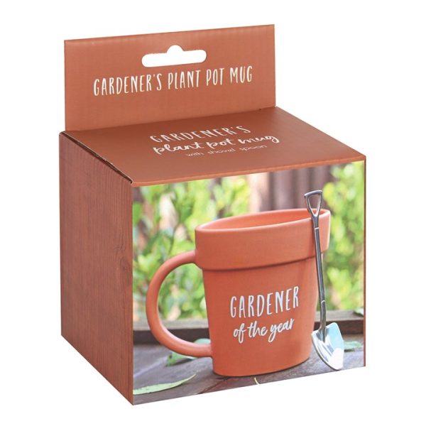 Gardener of the Year Pot Mug and Shovel Spoon - Image 2