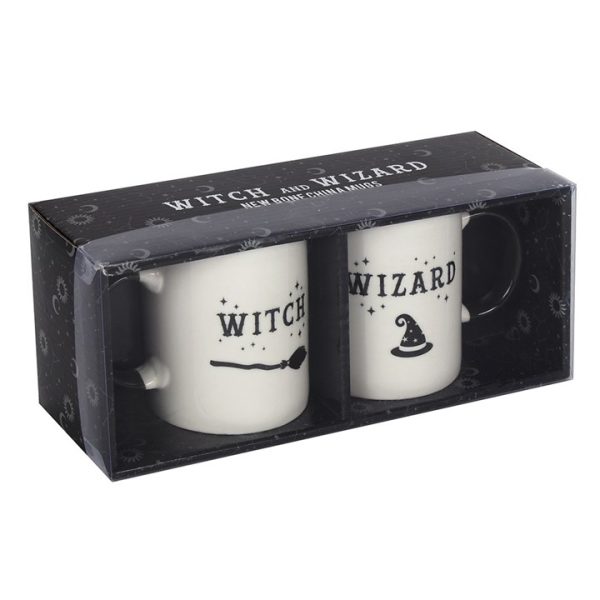 Witch and Wizard Mug Set - Image 2