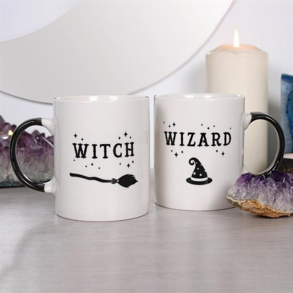 Witch and Wizard Mug Set - Image 3