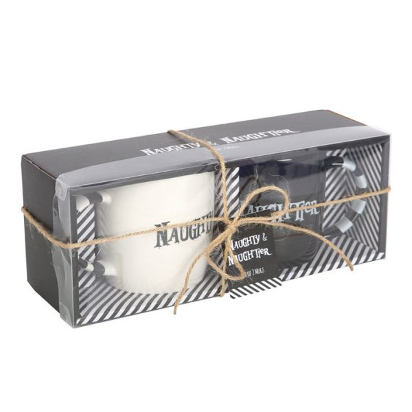Naughty & Naughtier Couples Mug Set - Image 3