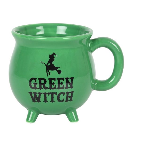 Green Witch Cauldron Mug - Image 2