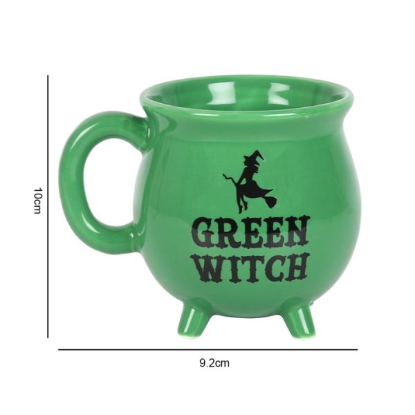 Green Witch Cauldron Mug - Image 3