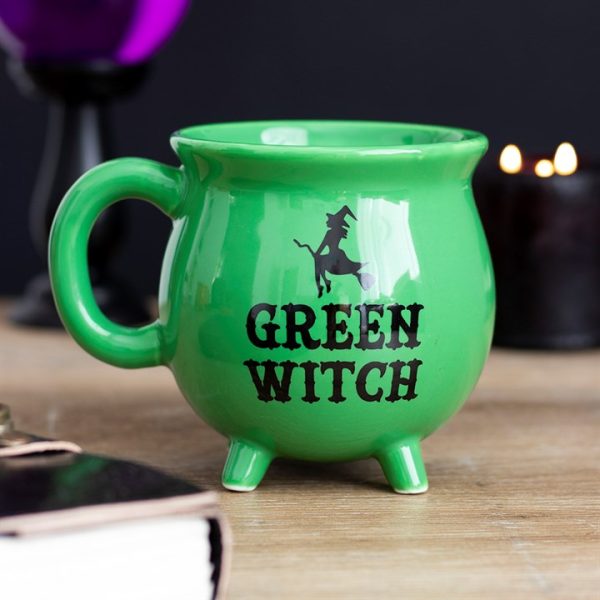 Green Witch Cauldron Mug - Image 4