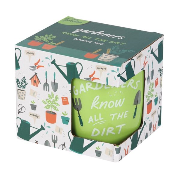Gardeners Know All The Dirt Ceramic Mug - Image 2