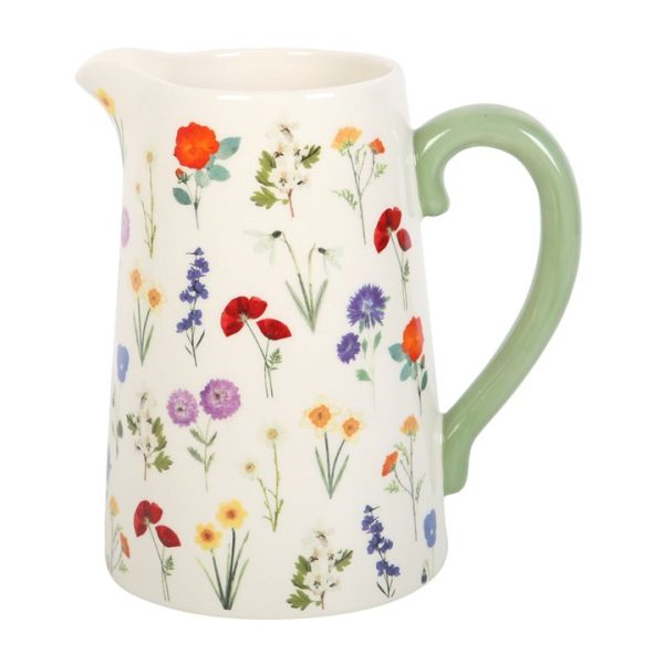 17cm Wildflower Ceramic Flower Jug - Image 3
