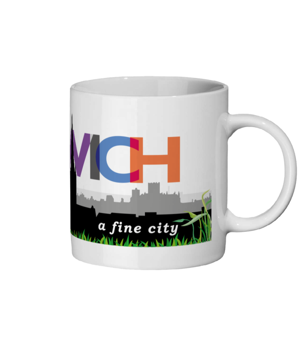 Norwich Skyline Ceramic Mug 11oz - Image 4