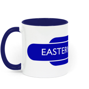 Two Toned Ceramic Mug Railway Totem - Eastern Region