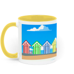 Beach Huts Mug