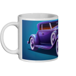 Hot Purple Vintage Motoring Mug