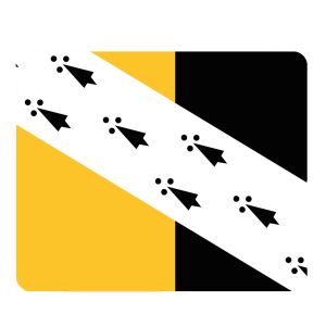 Mousemat Nofolk-Flag