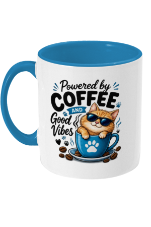 Two Toned Mug Good Vibes Coffee Mug