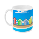 Beach Huts 11oz Mug