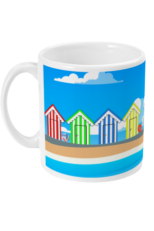 Beach Huts 11oz Mug